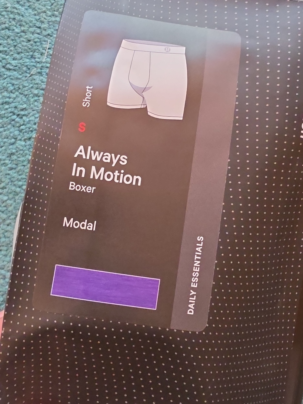 Lululemon always in motion boxer shorts Nwt